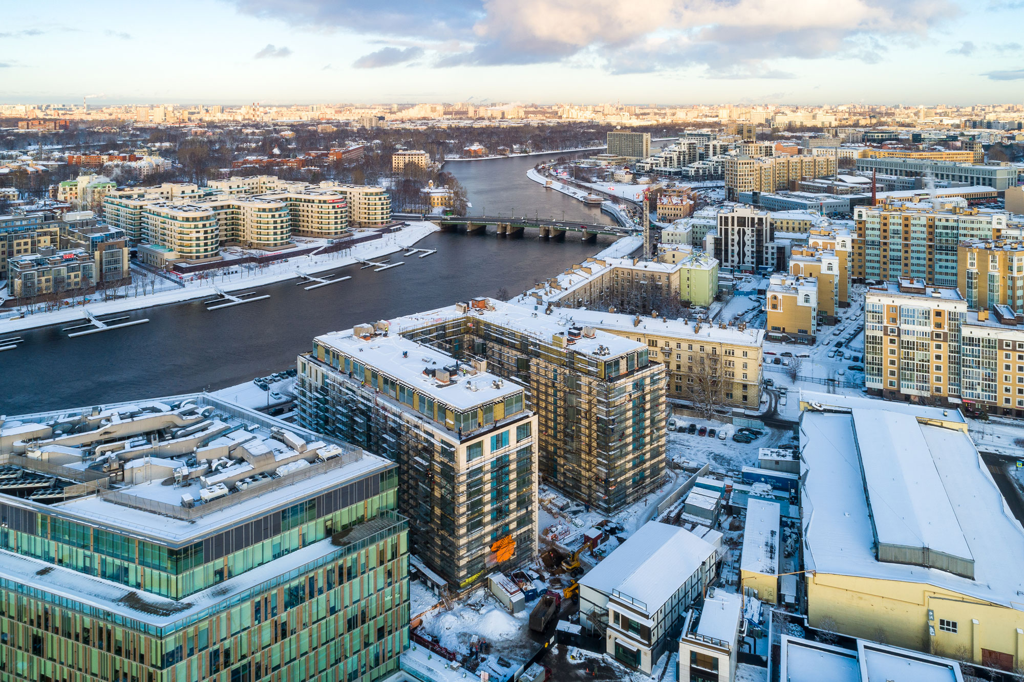 Ход строительства ЖК One Trinity Place (Уан Тринити Плейс): Декабрь 2019