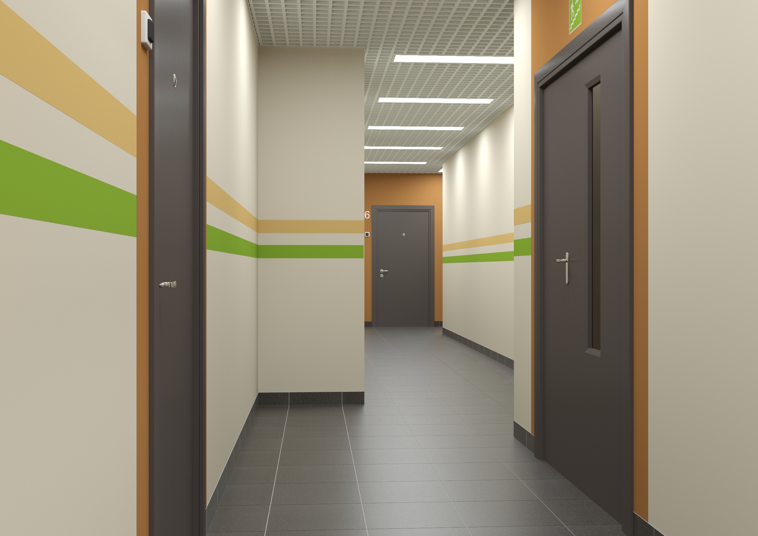 2-комнатная, 56 м² — ЖК ЖК Клёны
