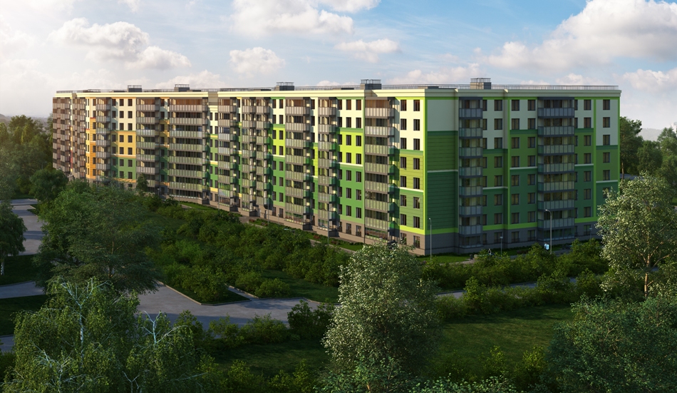 2-комнатная, 53 м² — ЖК ЖК Клёны
