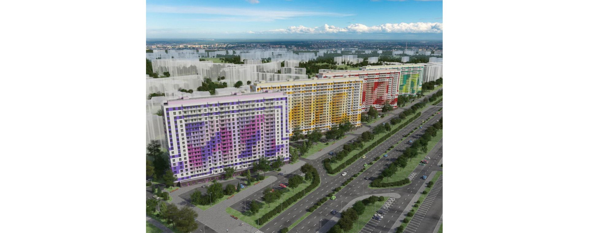 2-комнатная, 56 м² — ЖК ЖК Yoga (Йога)