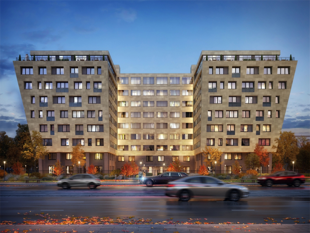 1-комнатная, 45 м² — ЖК ЖК Fusion (Фьюжн)