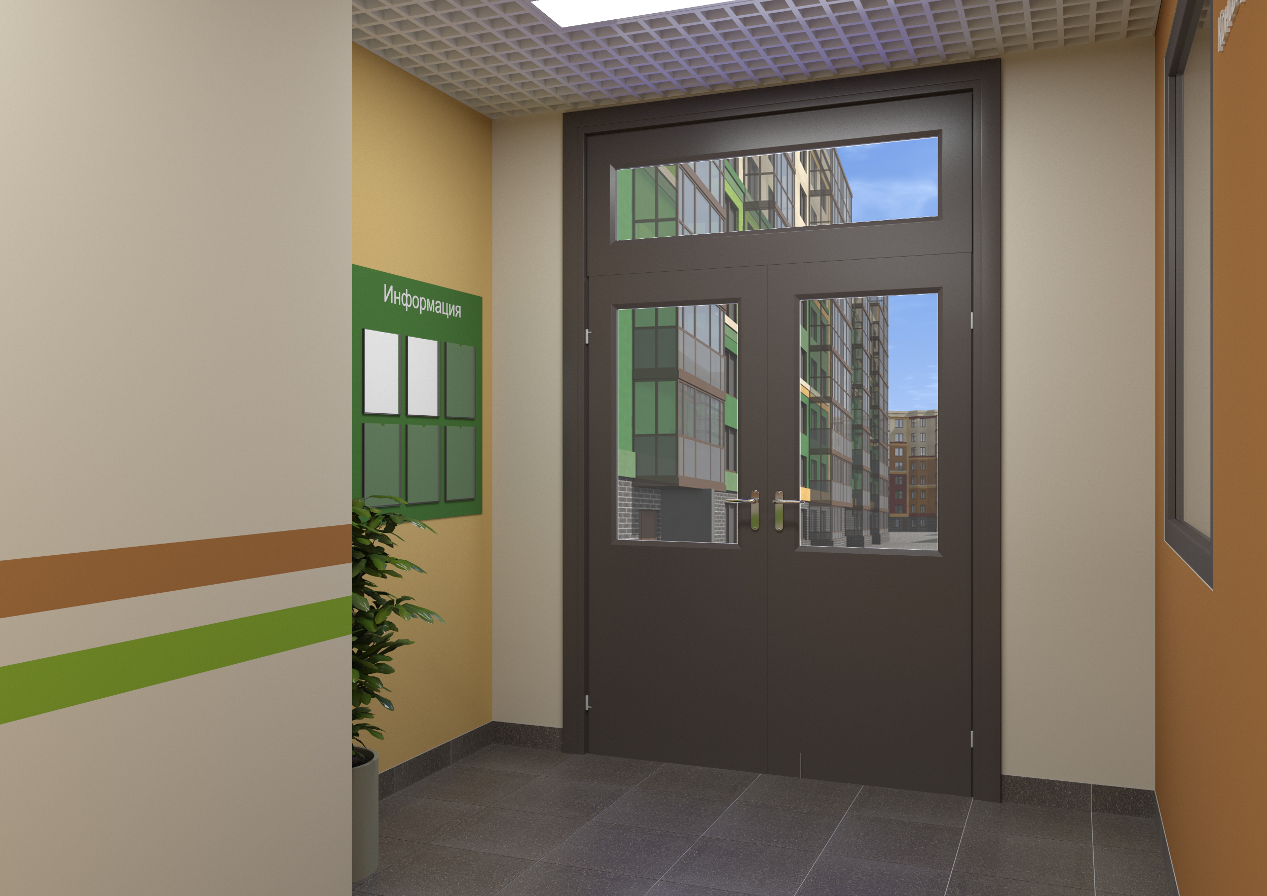 2-комнатная, 55 м² — ЖК ЖК Клёны
