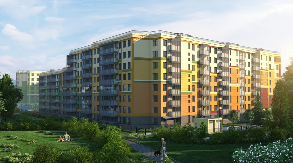 3-комнатная, 75 м² — ЖК ЖК Клёны