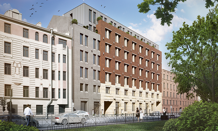 1-комнатная, 85 м² — ЖК Апарт-отель Грани (Апарт-отель Grani)