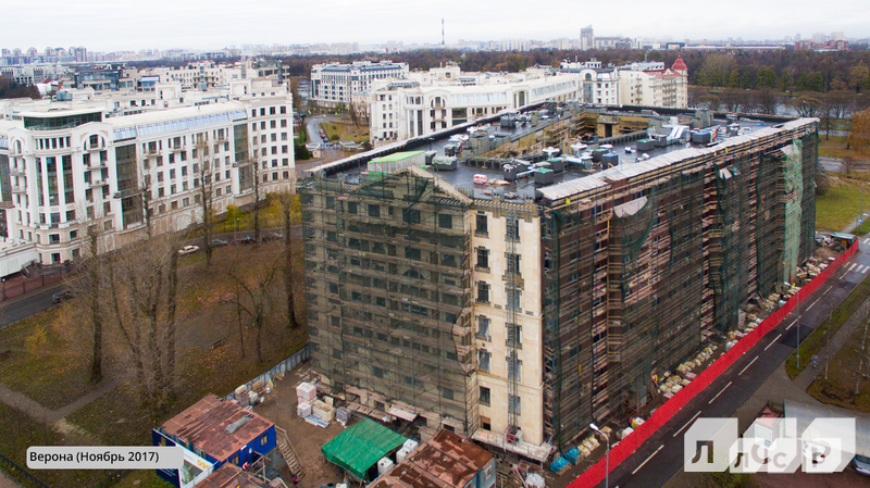 Ход строительства ЖК Verona (Верона): Ноябрь 2017