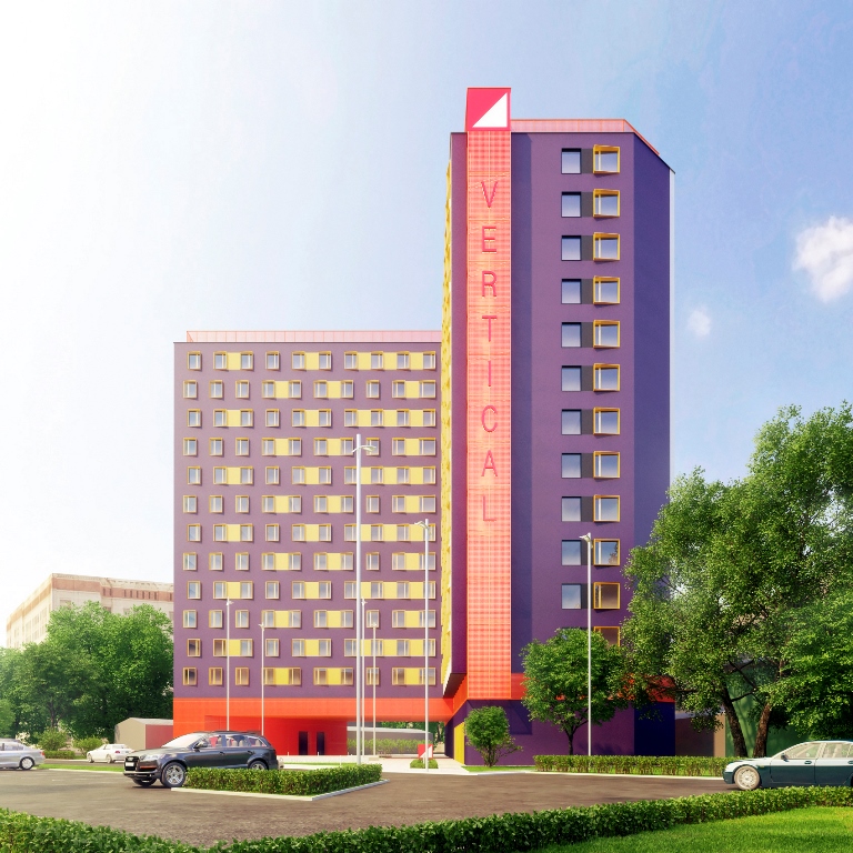 Студия, 33 м² — ЖК Апарт-отель Vertical на Лесной (Вертикаль на Лесной)