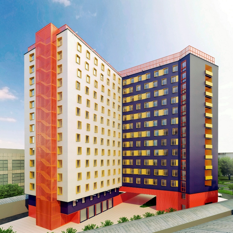 Студия, 33 м² — ЖК Апарт-отель Vertical на Лесной (Вертикаль на Лесной)