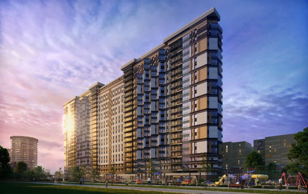 2-комнатная, 64 м² — ЖК ЖК Приморский квартал