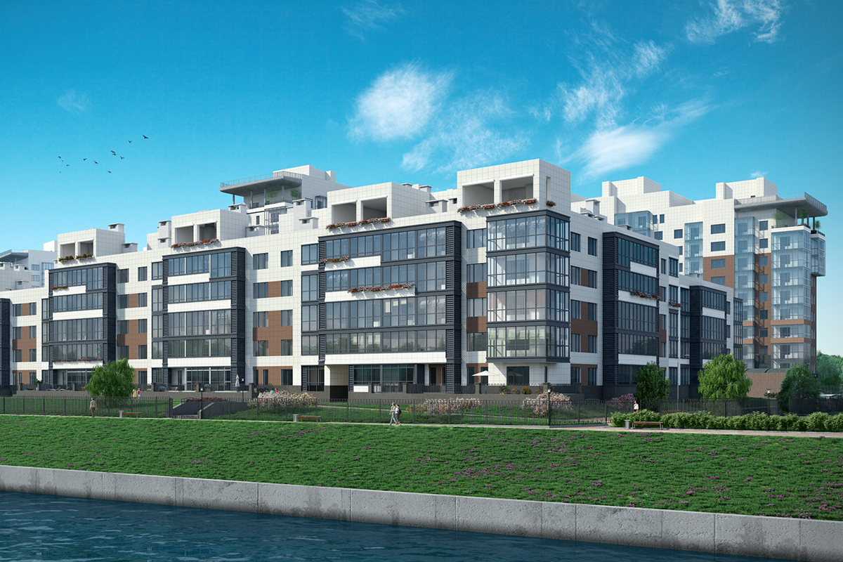 3-комнатная, 95 м² — ЖК ЖК Жемчужный берег