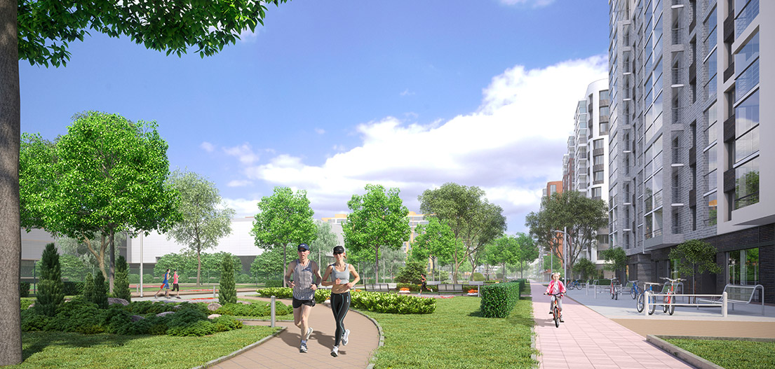 2-комнатная, 70 м² — ЖК ЖК Энфилд