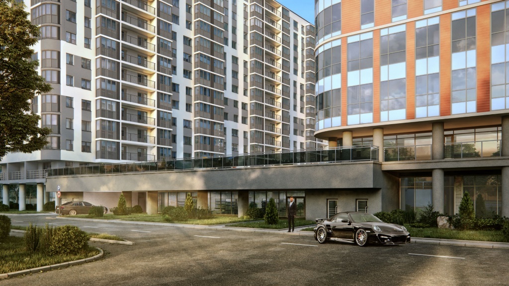 2-комнатная, 73 м² — ЖК ЖК Золотая долина