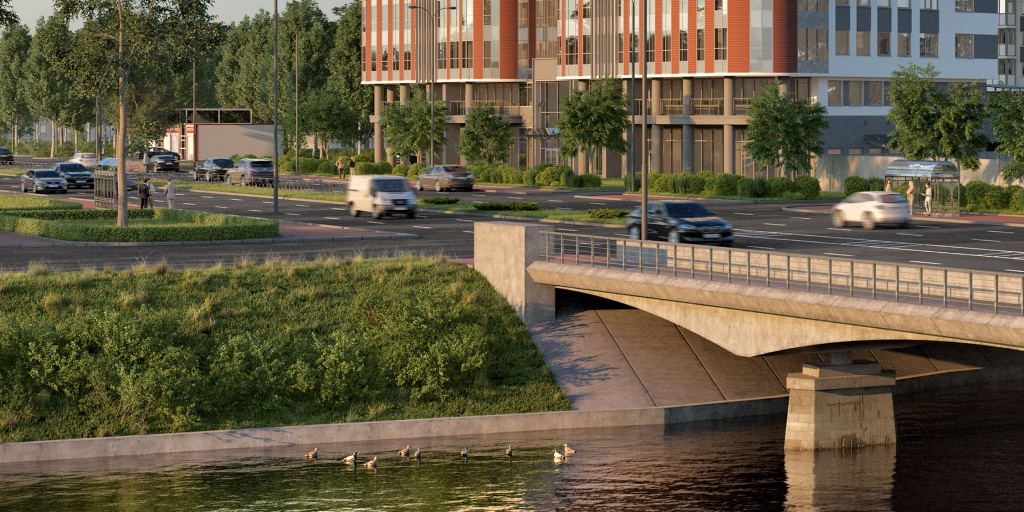 2-комнатная, 66 м² — ЖК ЖК Золотая долина