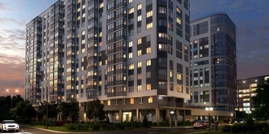 2-комнатная, 65 м² — ЖК ЖК Золотая долина