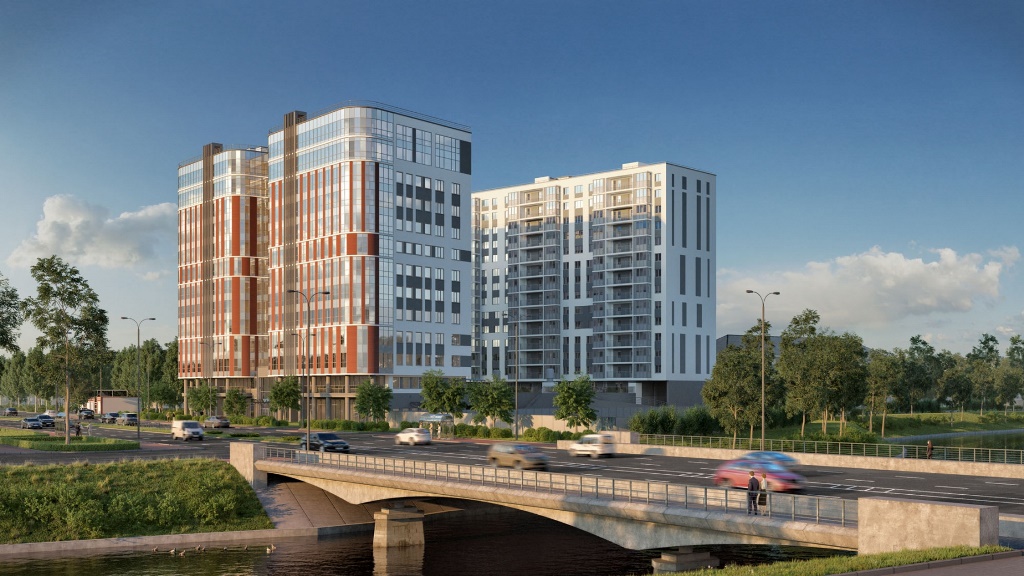 3-комнатная, 96 м² — ЖК ЖК Золотая долина
