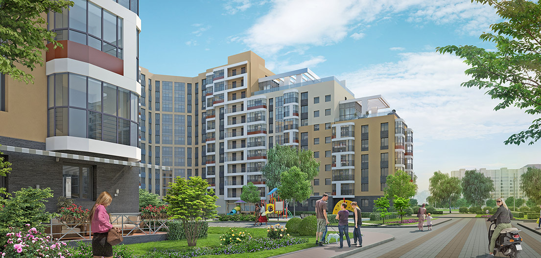 1-комнатная, 42 м² — ЖК ЖК Энфилд