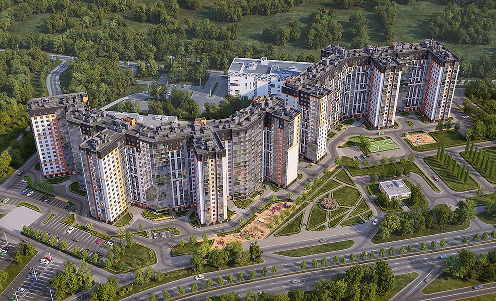 2-комнатная, 71 м² — ЖК ЖК Дом на Блюхера