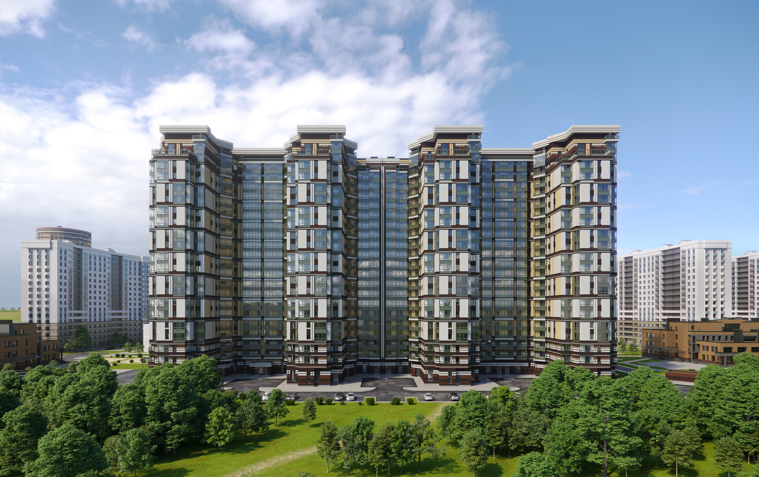 3-комнатная, 82 м² — ЖК ЖК Приморский квартал