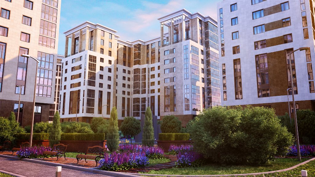 2-комнатная, 74 м² — ЖК ЖК Лайф Приморский