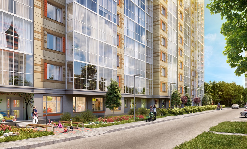2-комнатная, 93 м² — ЖК ЖК Дом на Космонавтов