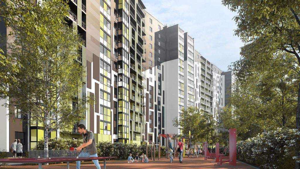 2-комнатная, 47 м² — ЖК ЖК ПаркЛэнд
