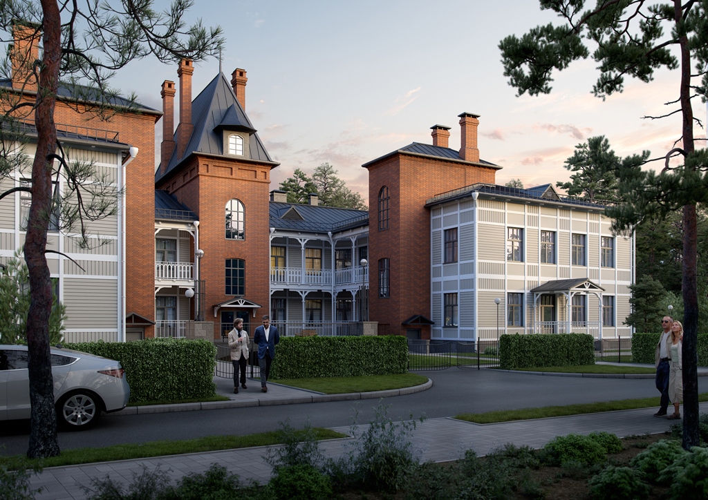 2-комнатная, 65 м² — ЖК Апарт-отель Русские сезоны
