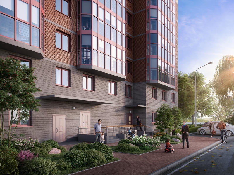 2-комнатная, 58 м² — ЖК ЖК Живи в Рыбацком