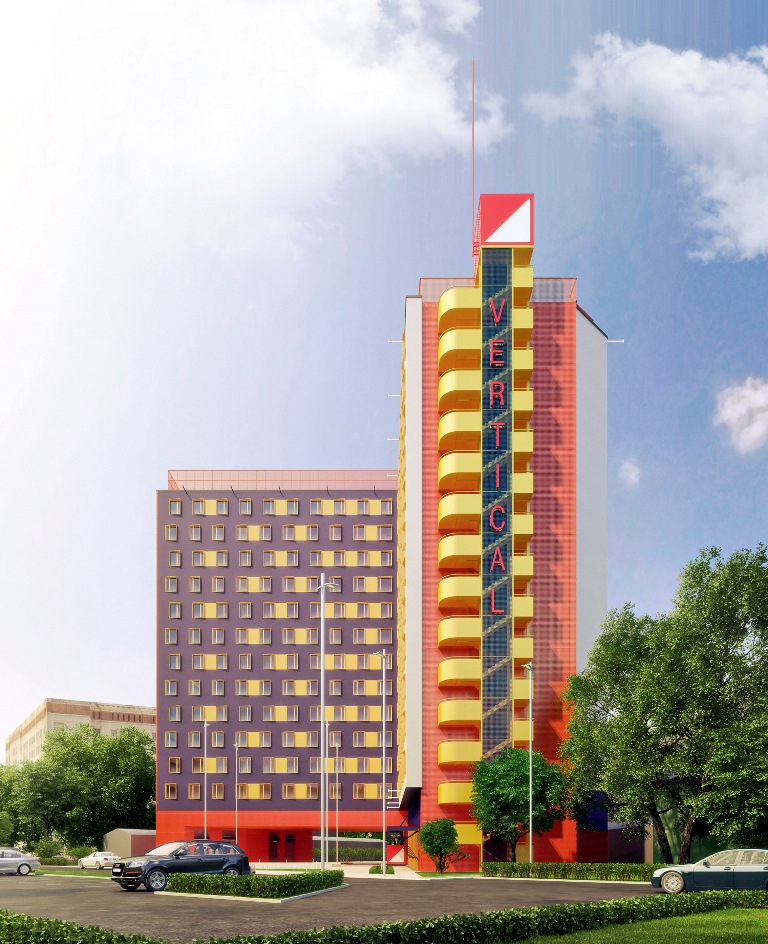 Студия, 23 м² — ЖК Апарт-отель Vertical на Лесной (Вертикаль на Лесной)