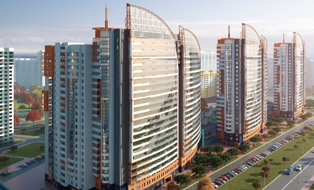 3-комнатная, 97 м² — ЖК ЖК Южная акватория (Паруса)