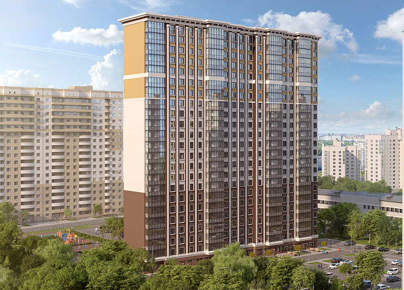 4-комнатная, 101 м² — ЖК ЖК Крылья