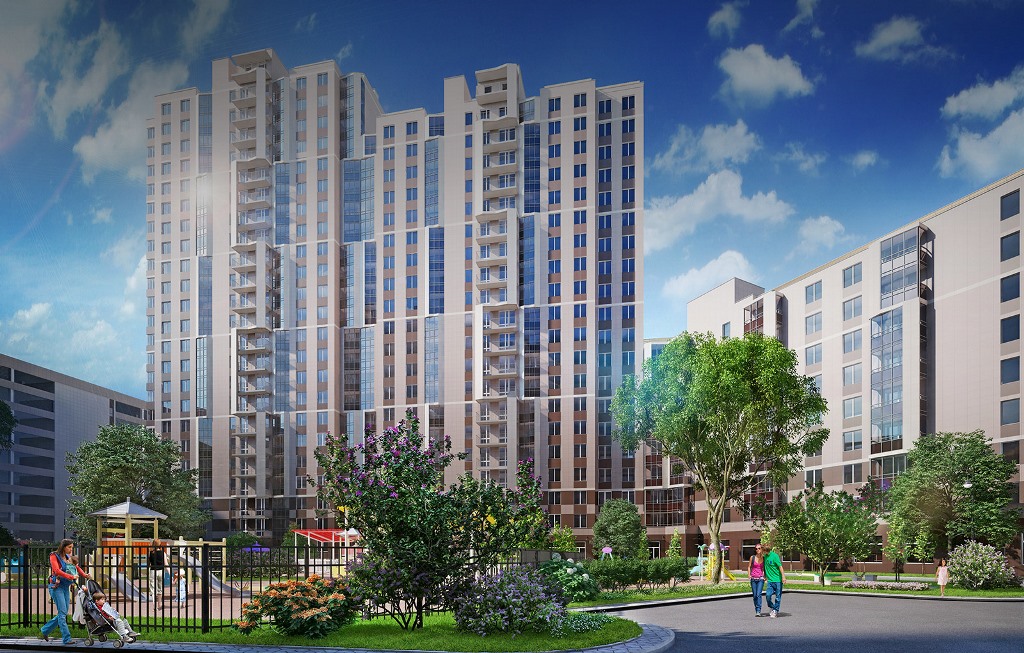 1-комнатная, 36 м² — ЖК Ап-квартал Московский (Up-квартал Московский)