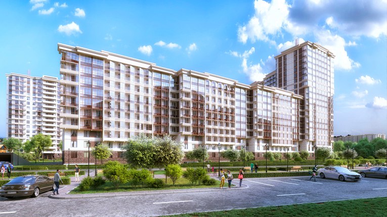 1-комнатная, 41 м² — ЖК ЖК Материк
