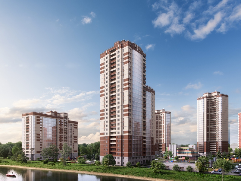 1-комнатная, 35 м² — ЖК ЖК Живи в Рыбацком