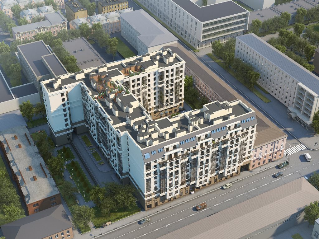 2-комнатная, 68 м² — ЖК ЖК Дом у Каретного