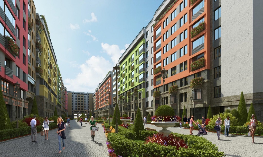1-комнатная, 38 м² — ЖК Жилой квартал Палацио