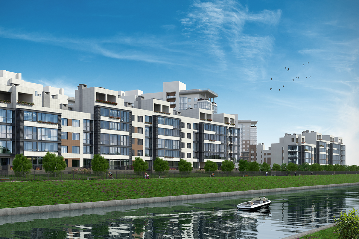 3-комнатная, 117 м² — ЖК ЖК Жемчужный берег