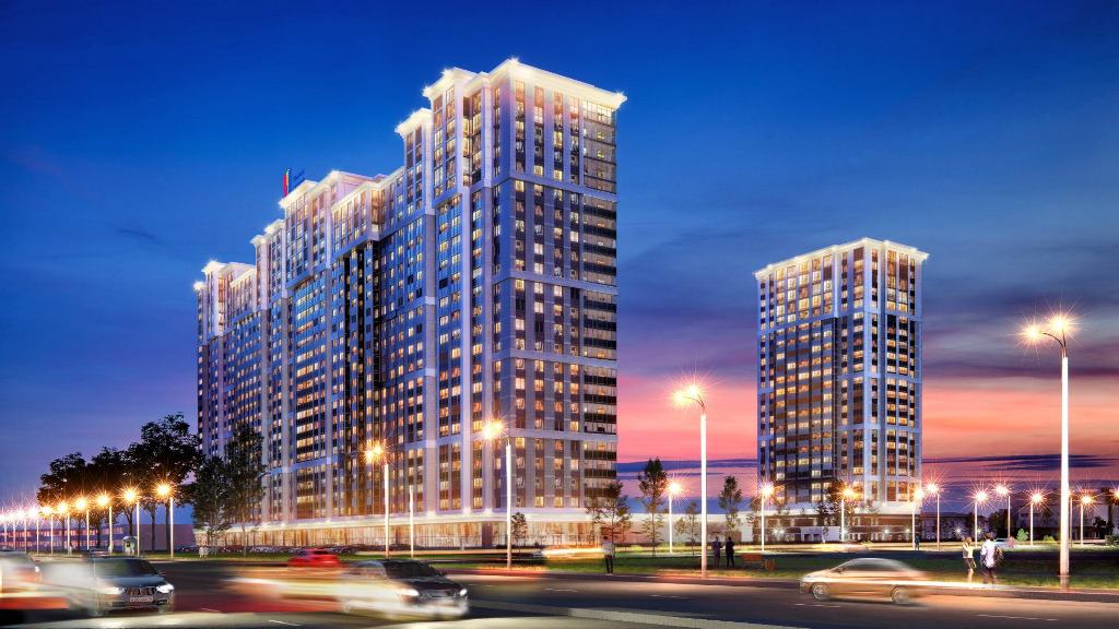 1-комнатная, 37 м² — ЖК ЖК Полис на Неве