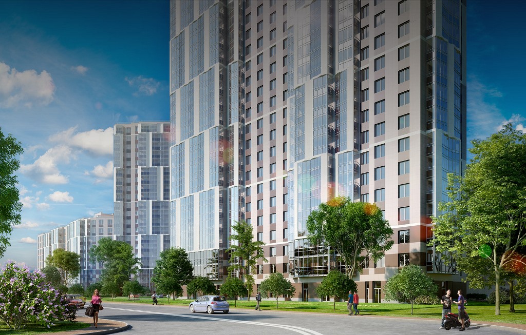 1-комнатная, 40 м² — ЖК Ап-квартал Московский (Up-квартал Московский)