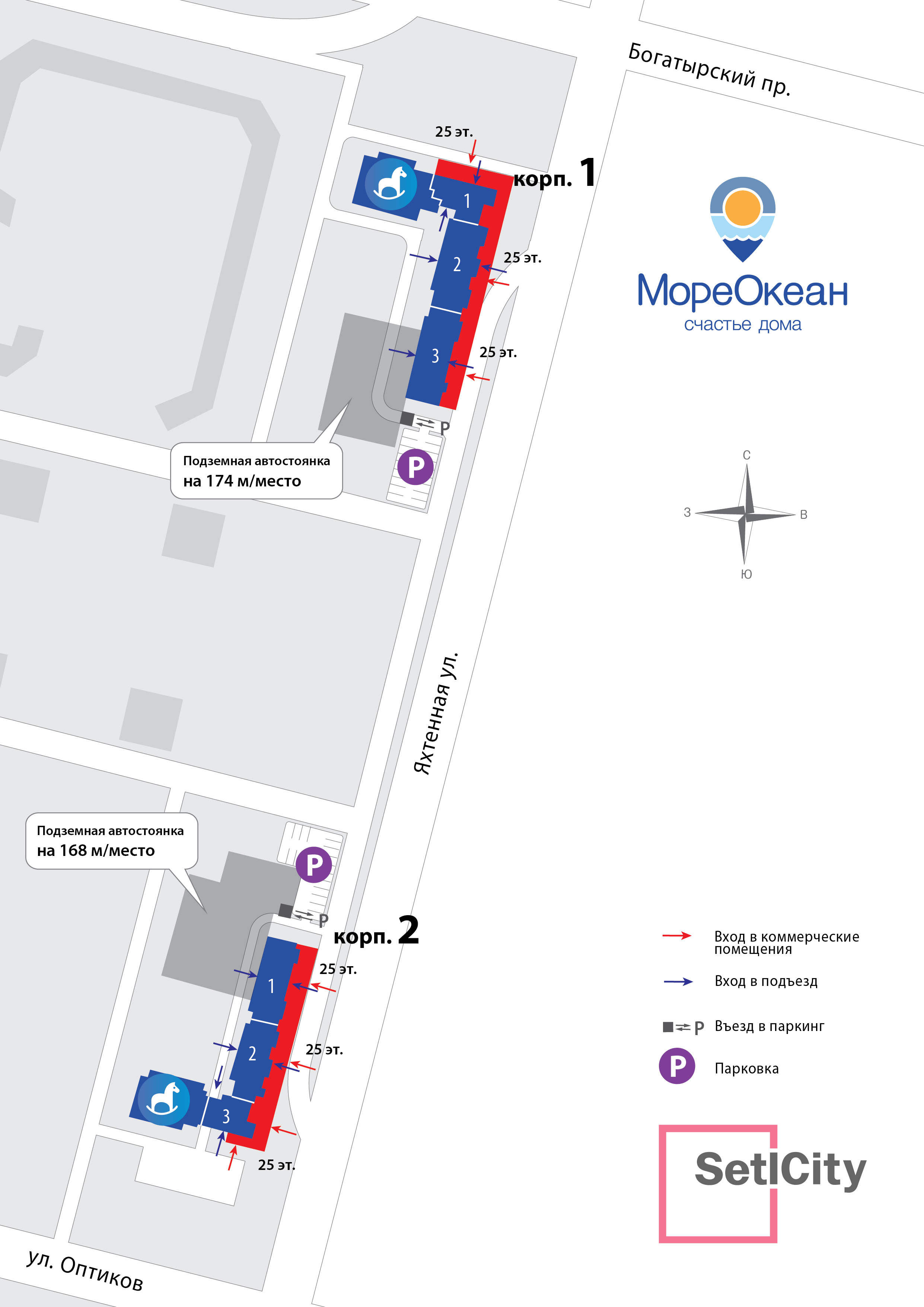 1-комнатная, 34 м² — ЖК ЖК МореОкеан