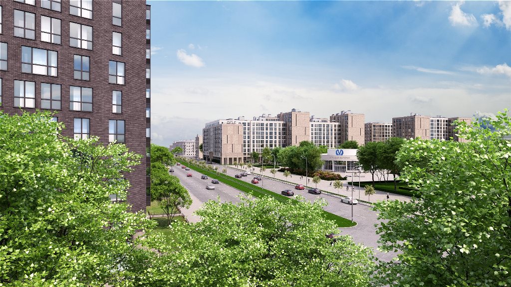1-комнатная, 42 м² — ЖК ЖК Лиговский сити - Второй квартал (Ligovsky City)