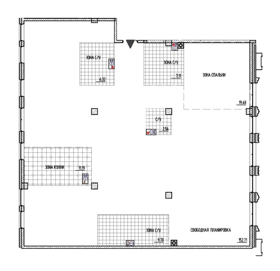 1-комнатная, 210 м² — ЖК ЖК Маленькая Франция