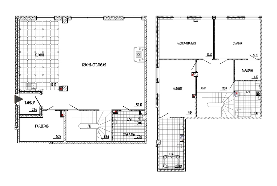 3-комнатная, 191 м² — ЖК ЖК Маленькая Франция