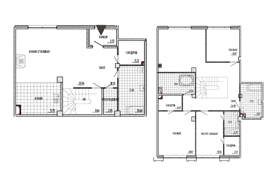 3-комнатная, 210 м² — ЖК ЖК Маленькая Франция