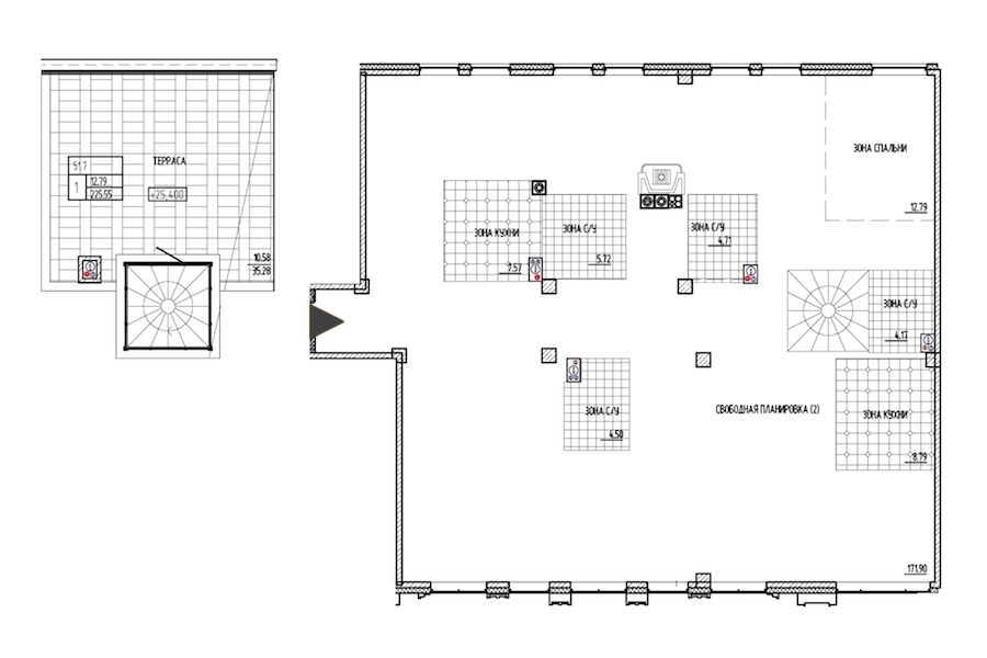 1-комнатная, 83 м² — ЖК ЖК Маленькая Франция