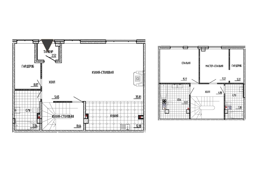 3-комнатная, 143 м² — ЖК ЖК Маленькая Франция